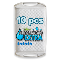 ZeoDeo absorbing pads EXTRA 10 pcs pic -zeolite pellets for dual layer cat litter boxes